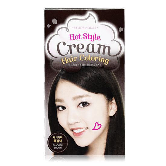 Etude House - Hot Style Bubble Hair Coloring Gray Hair Cover (Dark Brown) 