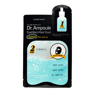 Etude House - Dr. Ampoule Dual Black Mask