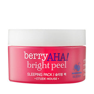Etude House -  Berry AHA Bright Peel Sleeping Pack
