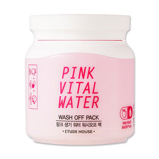 Etude House -  Pink Vital Water Wash Off Pack 100