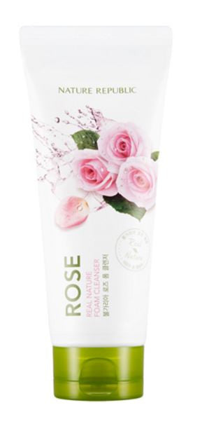 nature republic - rose foam cleanser