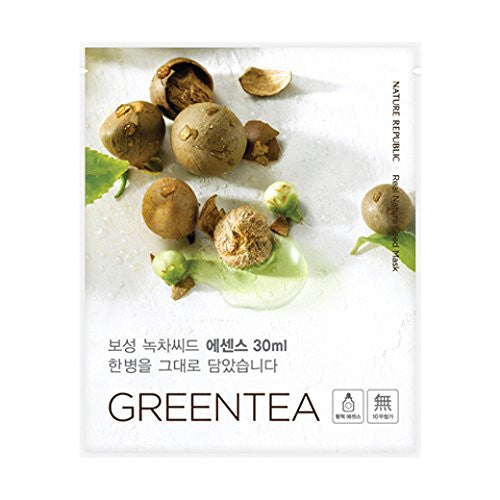 Nature Republic - Real Nature Seed Mask Sheet Green Tea 30ml