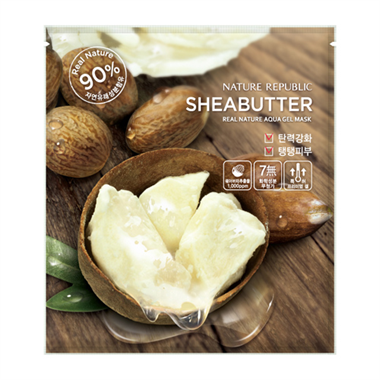 Nature Republic - Real Nature Aqua Gel Mask (Shea Butter)