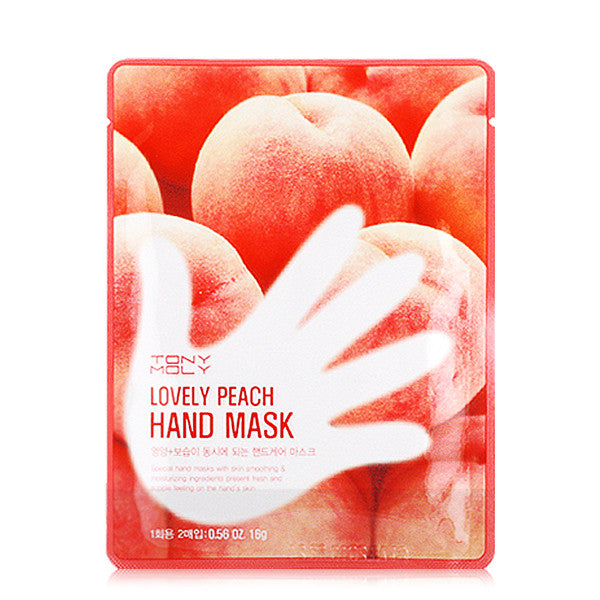 Tony Moly - Lovely Peach Hand Mask 16gx 3ad