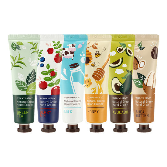 Tony Moly - Naturalth Green Food Hand Cream 6 Kinds 30ml