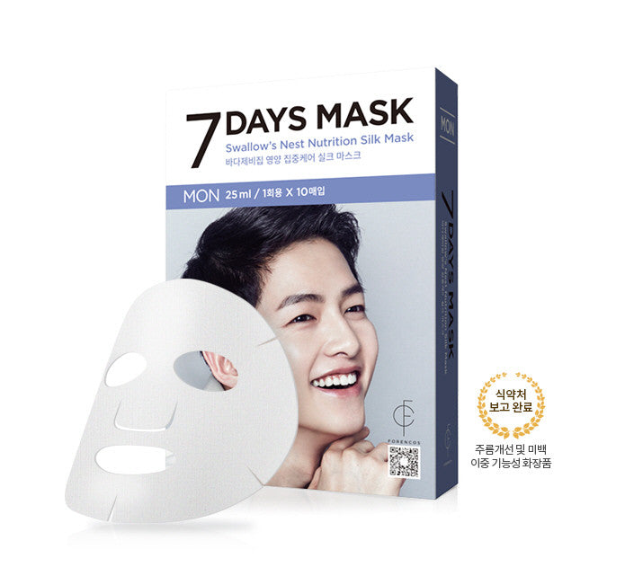 Forencos -Song Joong-gi mask pack [Monday] Seven Days mask set 10'lu (10x25ml)
