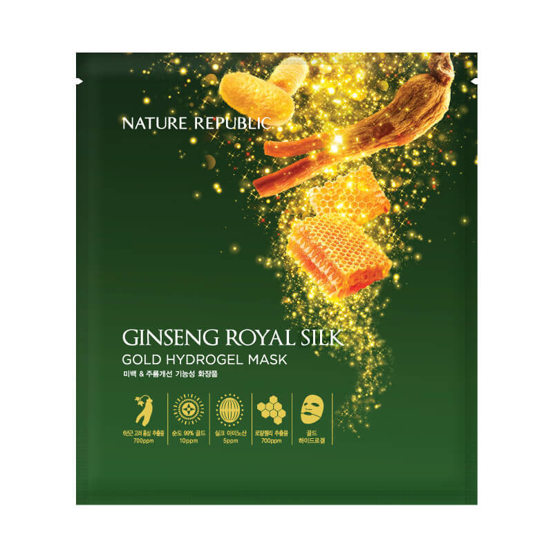 Nature Republic - Ginseng Royal Silk Gold Hydrogel Mask 32g