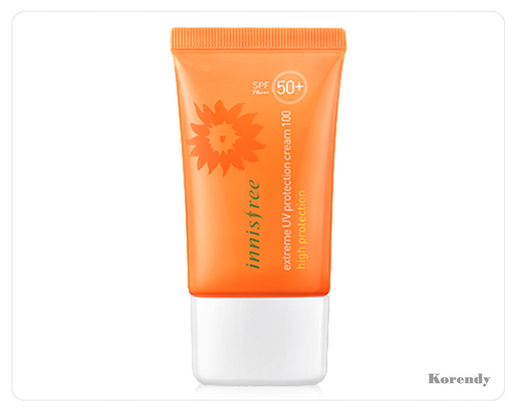 Innisfree (Sun) Extreme UV Protection Cream 100 High Protection SPF50+ PA+++ 50ml - korendy türkiye satış - kore cilt bakım kozmetik ürünleri türkiye - 1