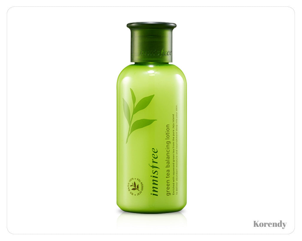 Innisfree - The Green Tea Balancing Lotion 160ml - korendy türkiye satış - kore cilt bakım kozmetik ürünleri türkiye