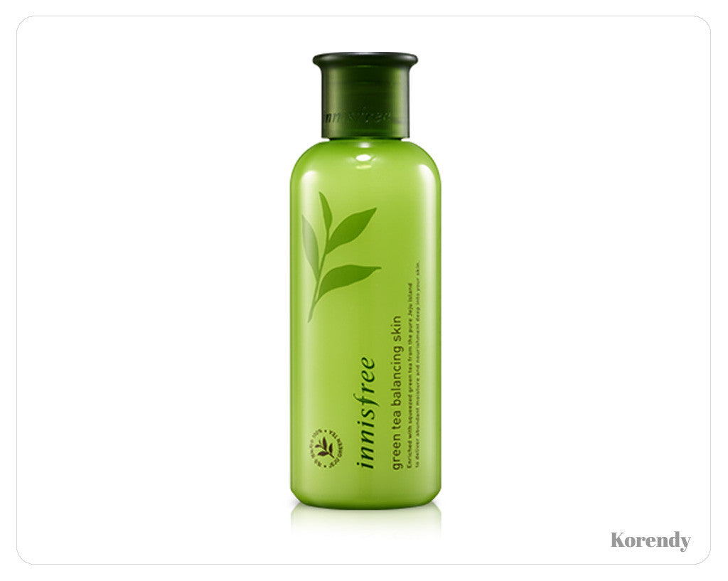 Innisfree - The Green Tea Balancing Skin 200ml (Toner) - korendy türkiye satış - kore cilt bakım kozmetik ürünleri türkiye
