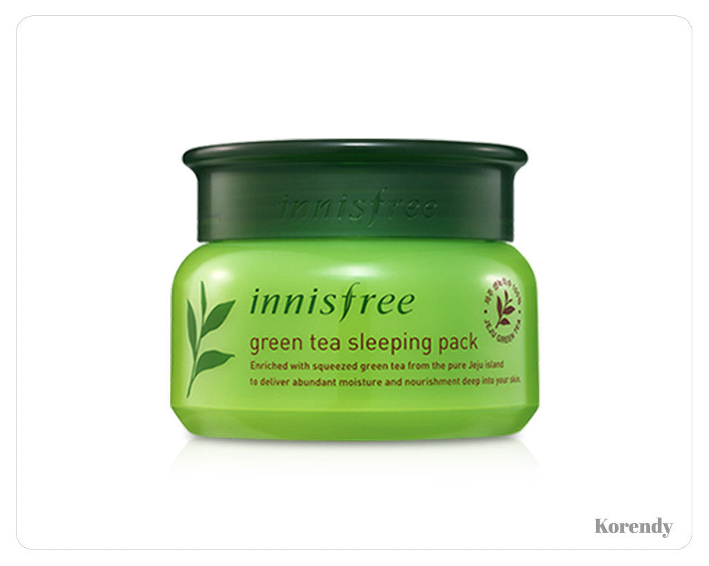 Innisfree - The Green Tea Sleeping Pack 80ml (2014 Model) - korendy türkiye satış - kore cilt bakım kozmetik ürünleri türkiye - 1