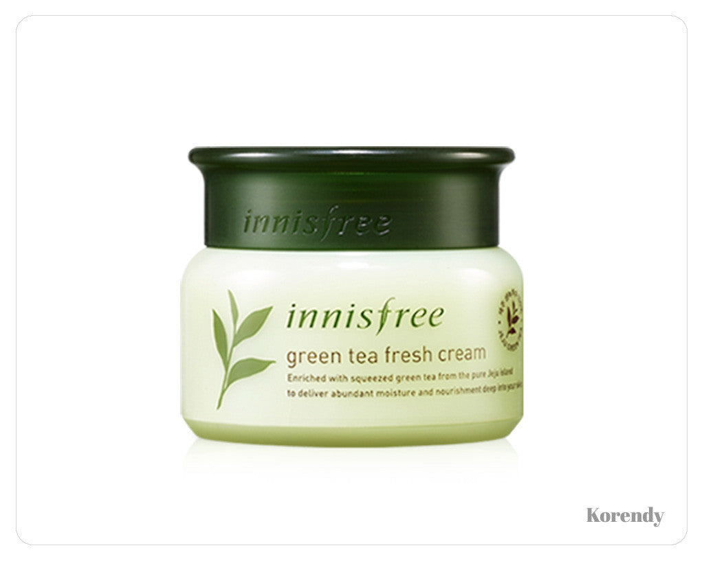 Innisfree - The Green tea fresh cream 50ml - korendy türkiye satış - kore cilt bakım kozmetik ürünleri türkiye - 1