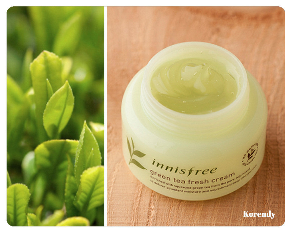 Innisfree - The Green tea fresh cream 50ml - korendy türkiye satış - kore cilt bakım kozmetik ürünleri türkiye - 2