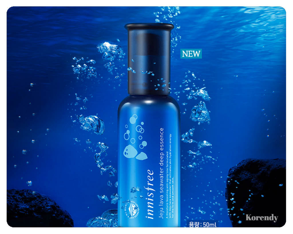 Innisfree - Jeju Lava Seawater Deep Essence 50ml - korendy türkiye satış - kore cilt bakım kozmetik ürünleri türkiye - 2