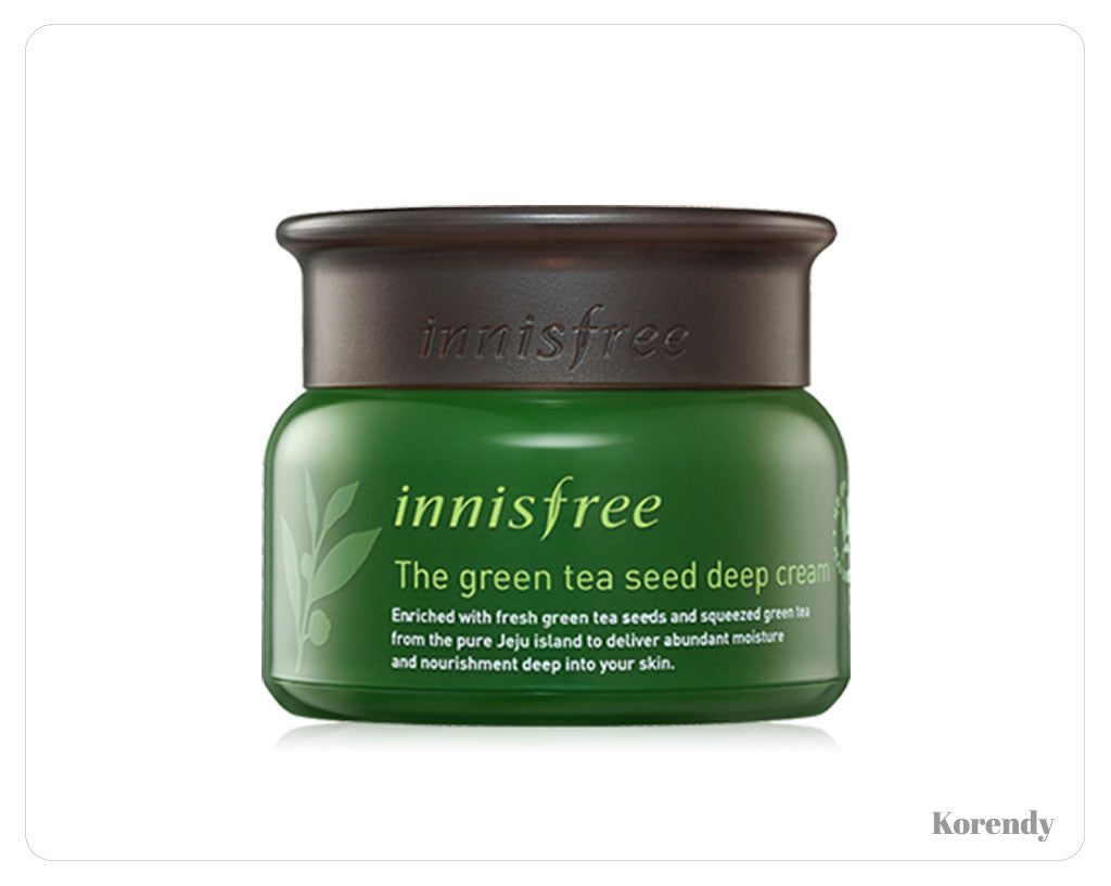 Innisfree - The Green Tea Seed Deep Cream 50ml - korendy türkiye satış - kore cilt bakım kozmetik ürünleri türkiye - 1