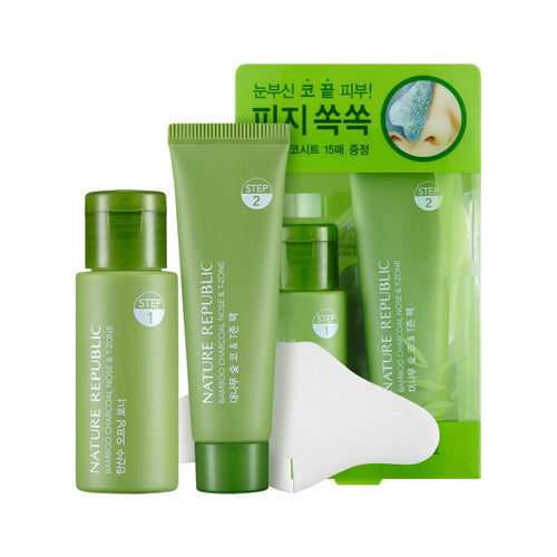 Nature Republic - Bamboo Charcoal Nose & T-Zone Pack 58ml