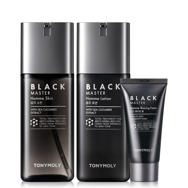Tony Moly - Black Master Homme Skincare Set 130ml+130ml+50ml
