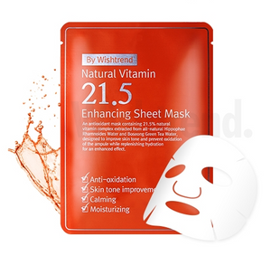 Wishtrend - Natural Vitamin 21.5 Enhancing Sheet Mask 23g x 10 Paket