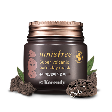 Innisfree - Super Volcanic Pore Clay Mask 100mL - korendy türkiye satış - kore cilt bakım kozmetik ürünleri türkiye - 1