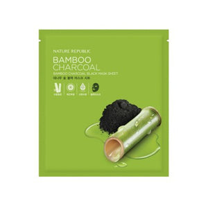 Nature Republic - Bamboo Charcoal Black Mask Sheet