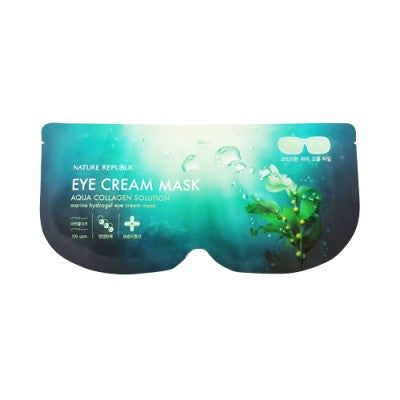 Nature Republic - Aqua Collagen Solution Marine Hydrogel Eye Cream Mask
