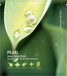 Nature Republic – Snail Solution Perl Hydrogel Mask
