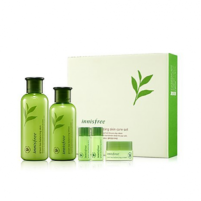 Innisfree - Greentea Balancing Skin Care Set